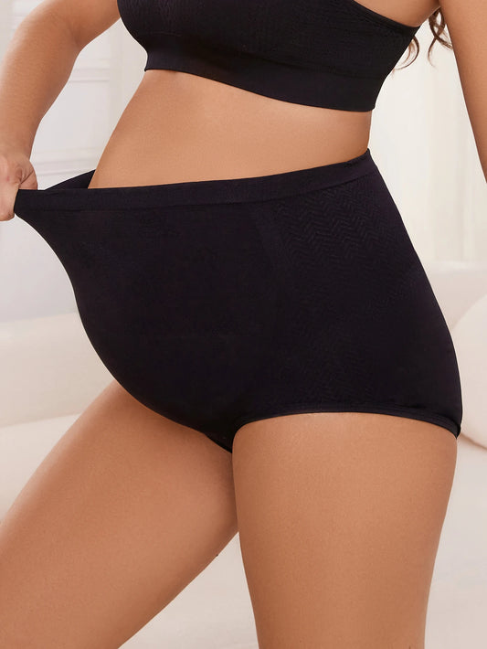 High-Waist Maternity Underwear Breathable Belly Support Women's Comfortable Cotton Panties for Pregnant Ladies